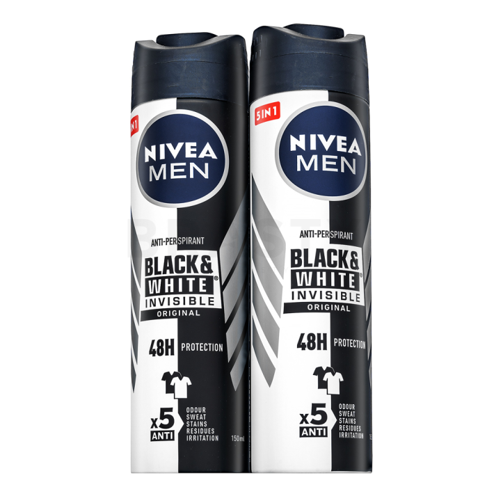 Nivea Men antiperspirant Black & White Invisible Original Antiperspirant 2 x 150 ml
