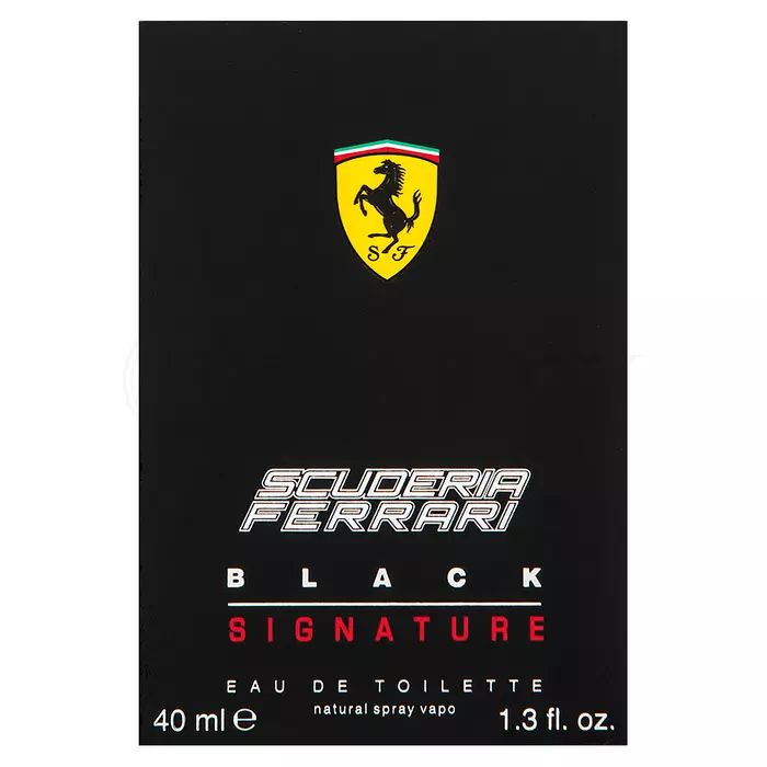 Ferrari Scuderia Black Signature Eau de Toilette for men 40 ml