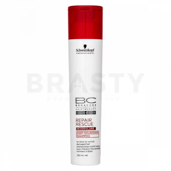 Schwarzkopf Professional BC Bonacure Repair Rescue Reversilane Deep Nourishing Shampoo šampon pro poškozené vlasy 250 ml