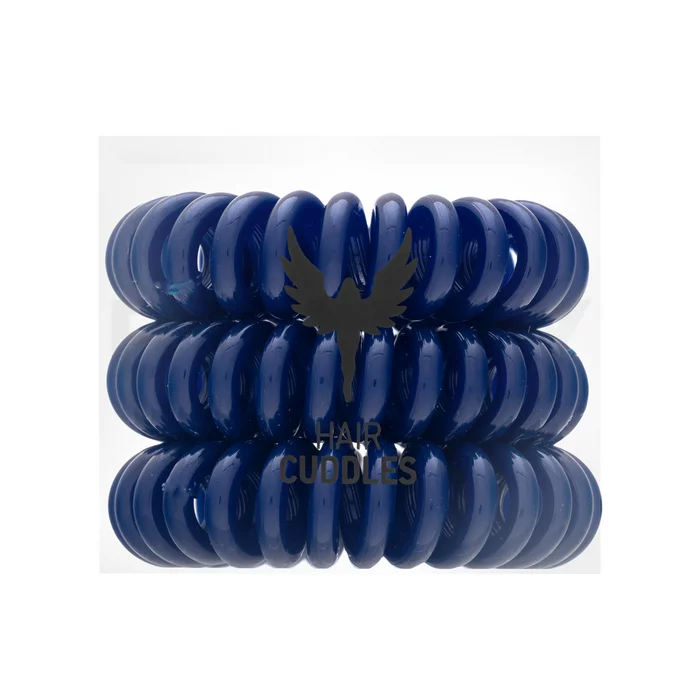 HH Simonsen Hair Cuddles 3 pcs inel de păr Dark Blue
