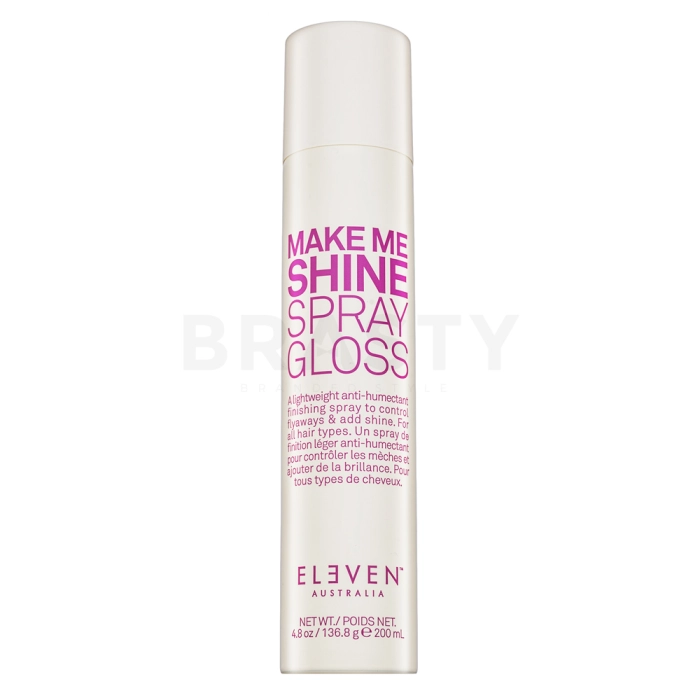 Eleven Australia Make Me Shine Spray Gloss stylingový sprej pro zářivý lesk vlasů 200 ml