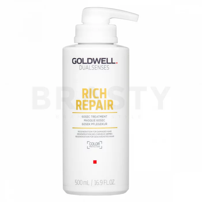 Goldwell Dualsenses Rich Repair 60sec Treatment maska pro suché a poškozené vlasy 500 ml