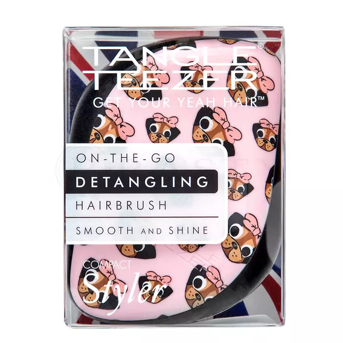 Tangle Teezer Compact Styler kartáč na vlasy Pug Love