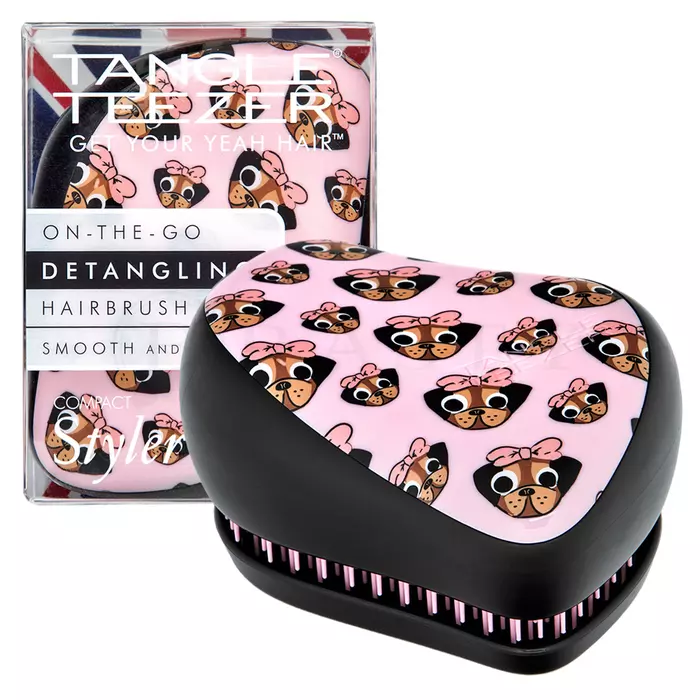 Tangle Teezer Compact Styler kartáč na vlasy Pug Love