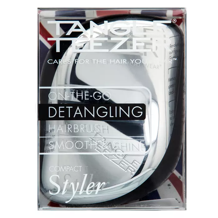 Tangle Teezer Compact Styler kartáč na vlasy Silver Luxe