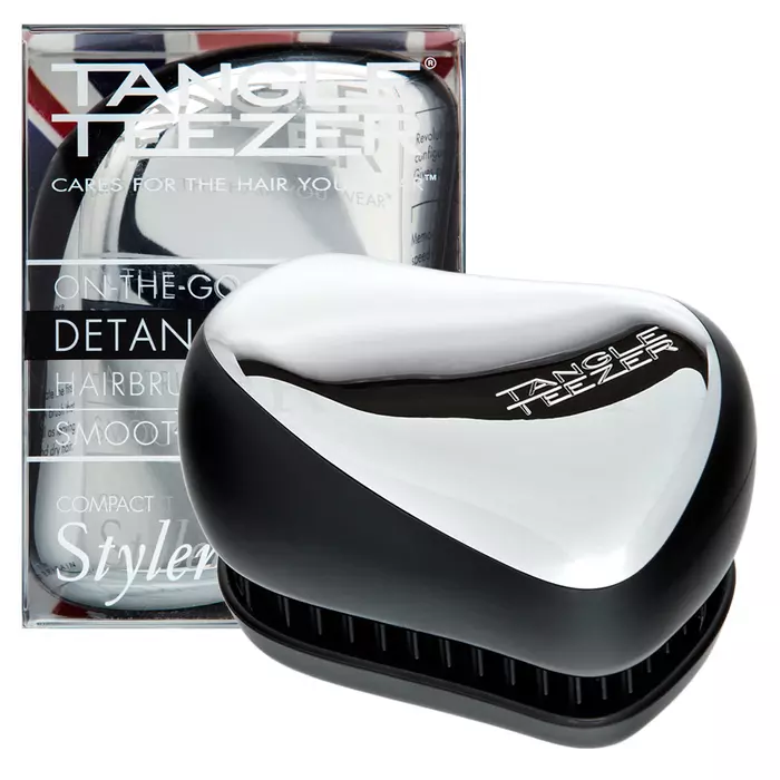Tangle Teezer Compact Styler kartáč na vlasy Silver Luxe