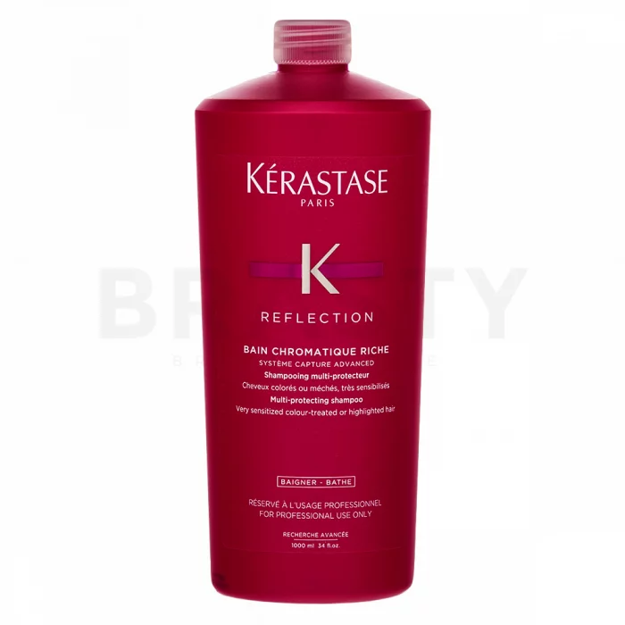 Kérastase Réflection Bain Chromatique Riche ochranný šampón pre veľmi zcitlivené farbené vlasy 1000 ml