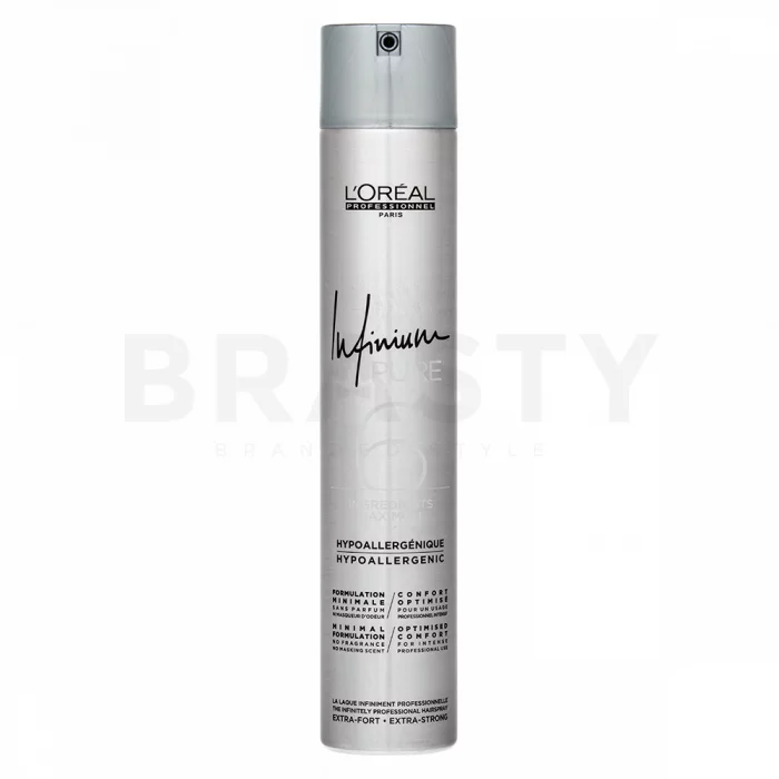 L´Oréal Professionnel Infinium Infinium Pure Extra Strong lak na vlasy pro extra silnou fixaci 500 ml
