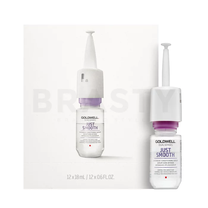 Goldwell Dualsenses Just Smooth Intensive Conditioning Serum zaglađujući serum protiv kovrdžanja kose 12 x 18 ml