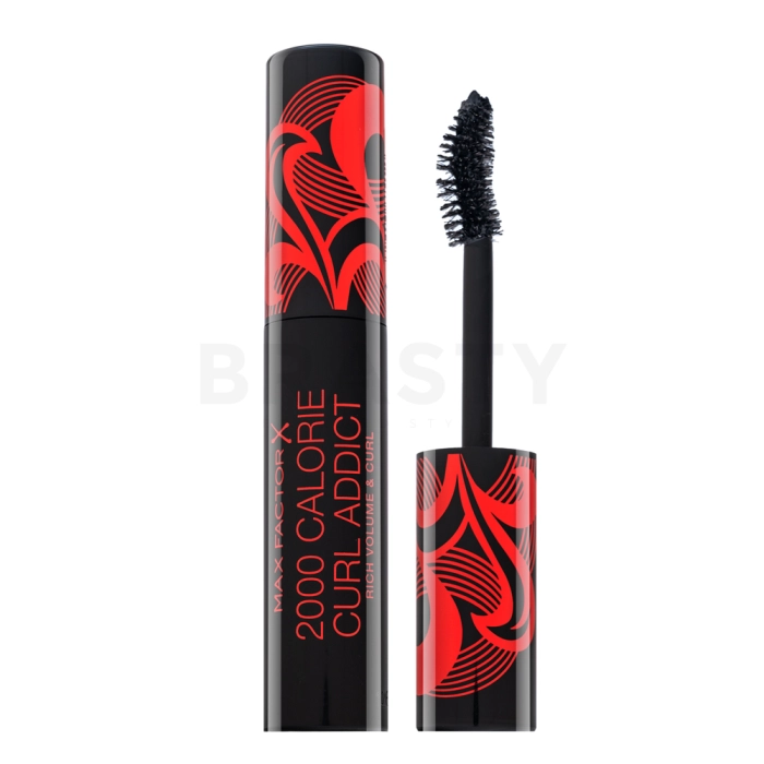 Max Factor 2000 Calorie Curl Addict Mascara řasenka pro prodloužení řas a objem Black 11 ml