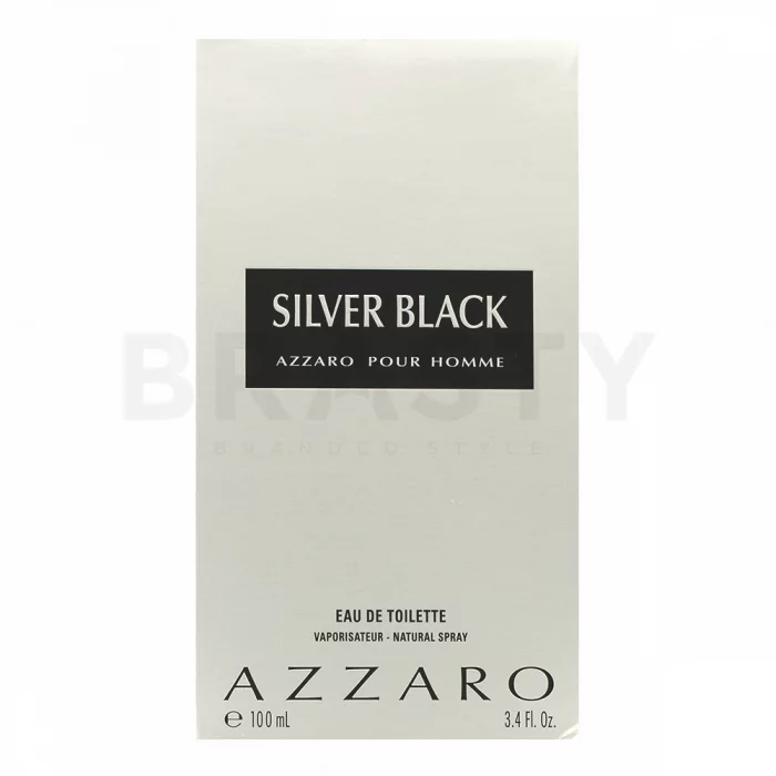 Azzaro Silver Black toaletní voda pro muže 100 ml