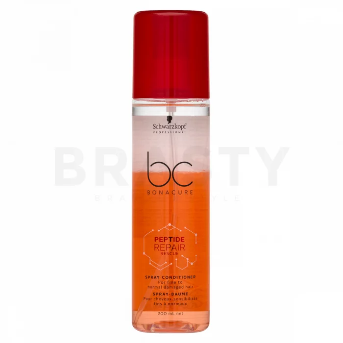 Schwarzkopf Professional BC Bonacure Peptide Repair Rescue Spray Conditioner bezoplachový kondicionér pro poškozené vlasy 200 ml