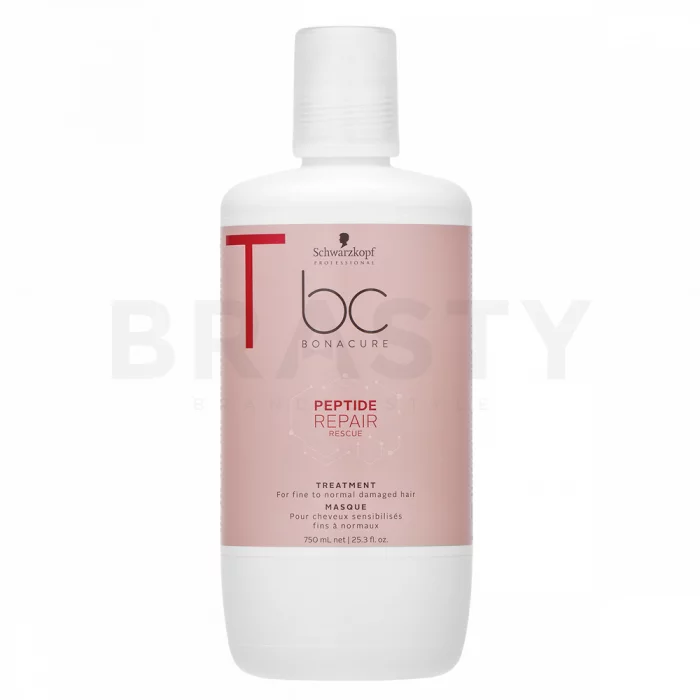 Schwarzkopf Professional BC Bonacure Peptide Repair Rescue Treatment maska do włosów zniszczonych 750 ml