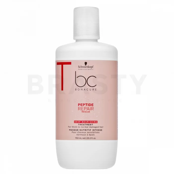 Schwarzkopf Professional BC Bonacure Peptide Repair Rescue Deep Nourishing Treatment maska pro poškozené vlasy 750 ml