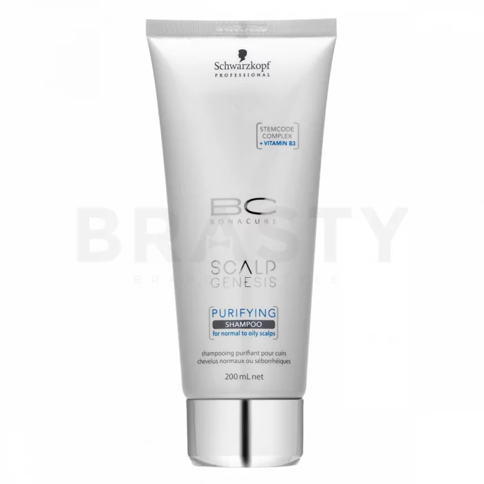Schwarzkopf Professional BC Bonacure Scalp Genesis Purifying Shampoo šampon pro mastnou pokožku hlavy 200 ml