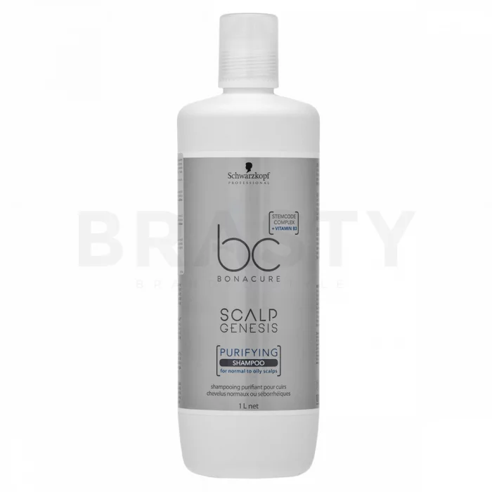 Schwarzkopf Professional BC Bonacure Scalp Genesis Purifying Shampoo šampon pro mastnou pokožku hlavy 1000 ml
