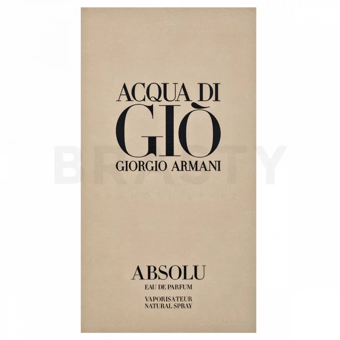 Armani (Giorgio Armani) Acqua di Gio Absolu Eau de Parfum bărbați 125 ml