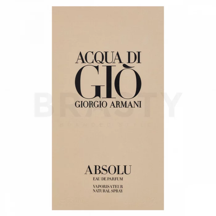 Armani (Giorgio Armani) Acqua di Gio Absolu parfémovaná voda pro muže 75 ml