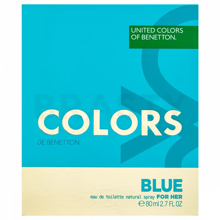 Benetton Colors de Benetton Blue toaletní voda pro ženy 80 ml