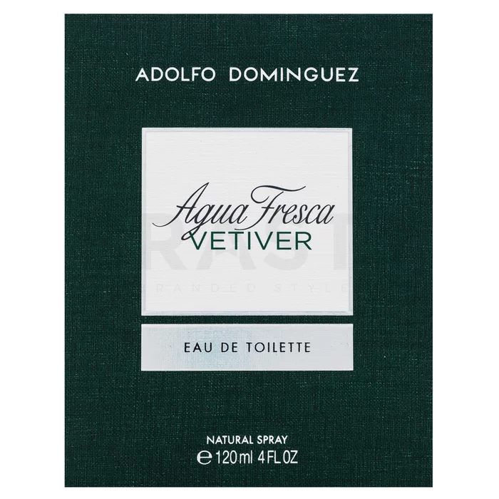 Adolfo Dominguez Agua Fresca Vetiver Eau de Toilette für Herren 120 ml