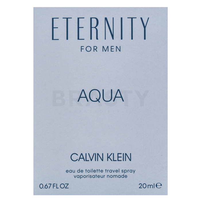 Calvin Klein Eternity Aqua for Men toaletní voda pro muže Extra Offer 2 20 ml