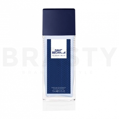 David Beckham Classic Blue dezodorans s raspršivačem za muškarce 75 ml